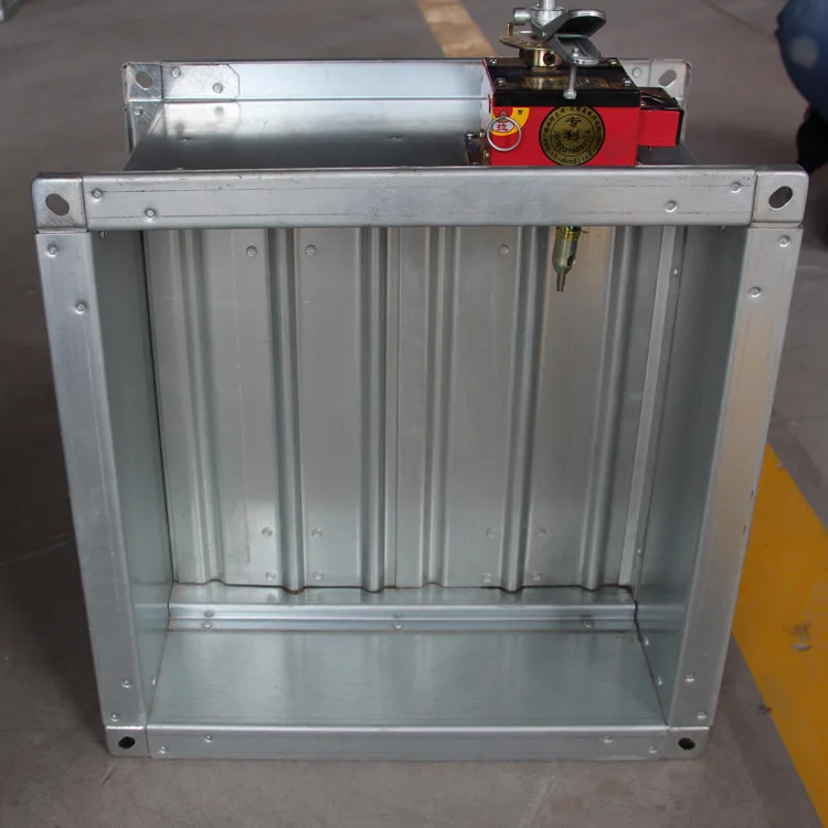 High efficiency automatic fire damper smoke damper