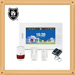 868 мгц полной цветной сенсорный экран gsm домашней автоматизации системы охранной сигнализации