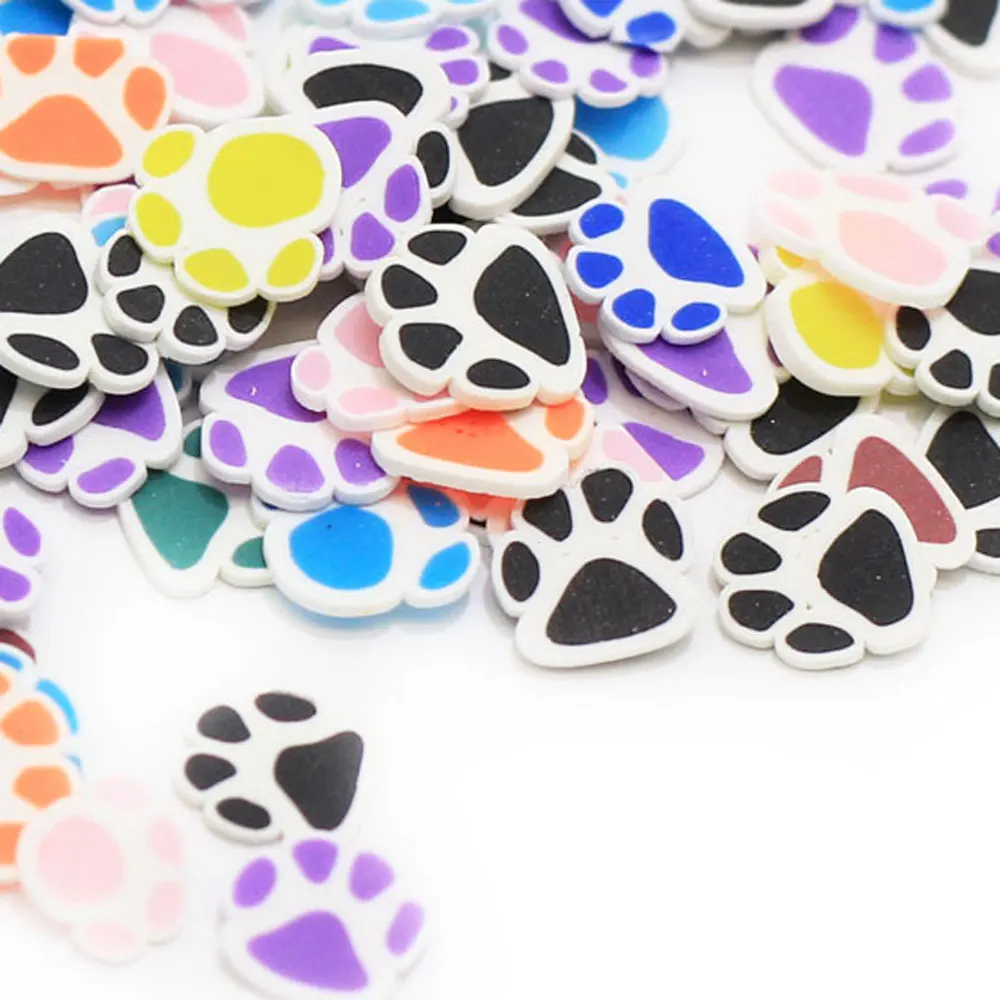 
500g New Arrive B Paws Polymer Clay Sprinkles Lovely Confetti For Crafts Making, DIY Confetti 