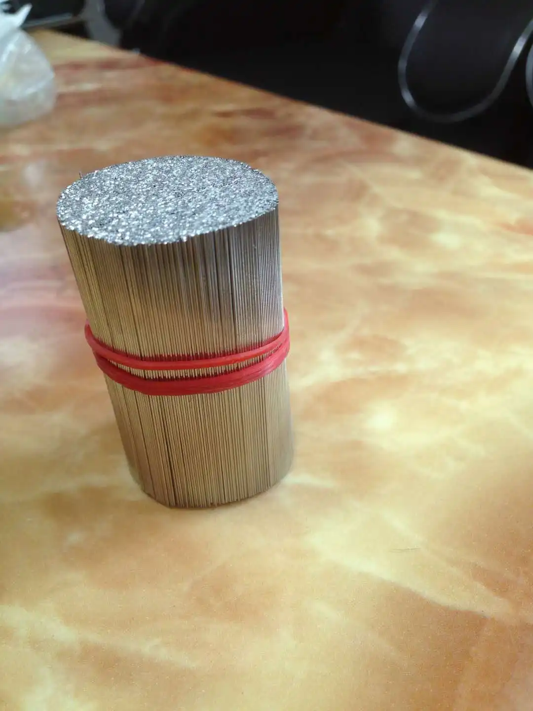 straightening and cutting machine for acupuncture needles