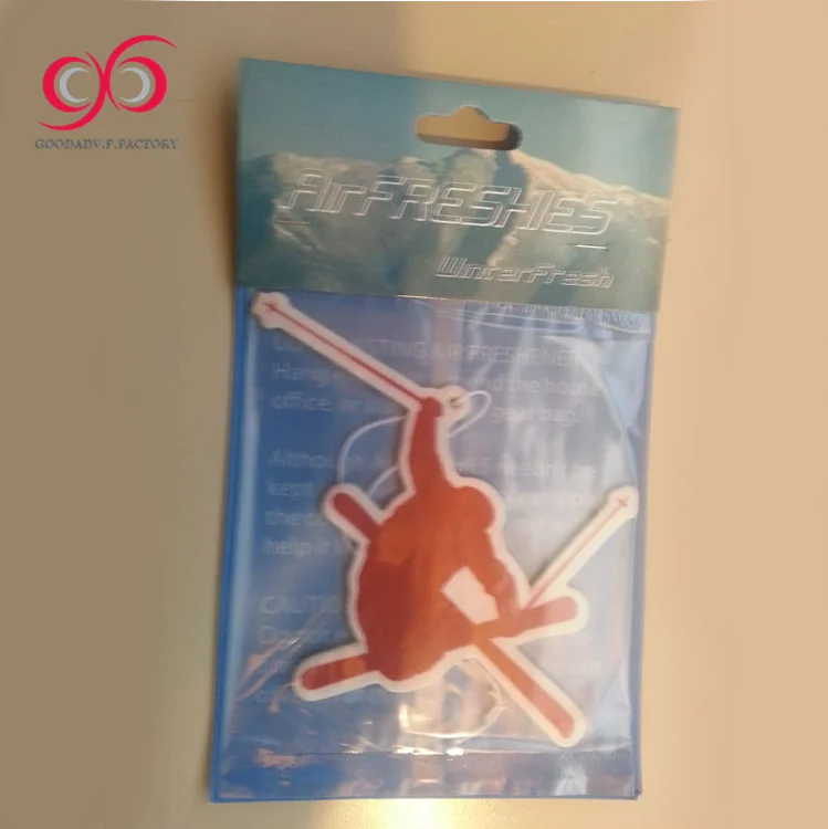 OEM manufacturer make funny hanging paper car vent clip air freshener organic unique scents