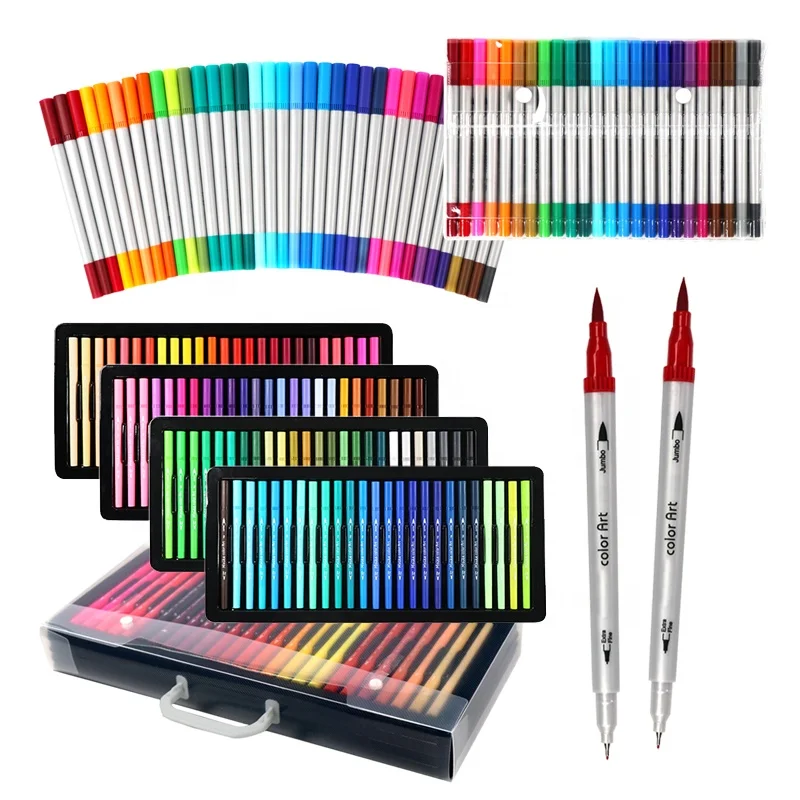
36 Colors Office School and Art Supplies Watercolor Brush Pen 
