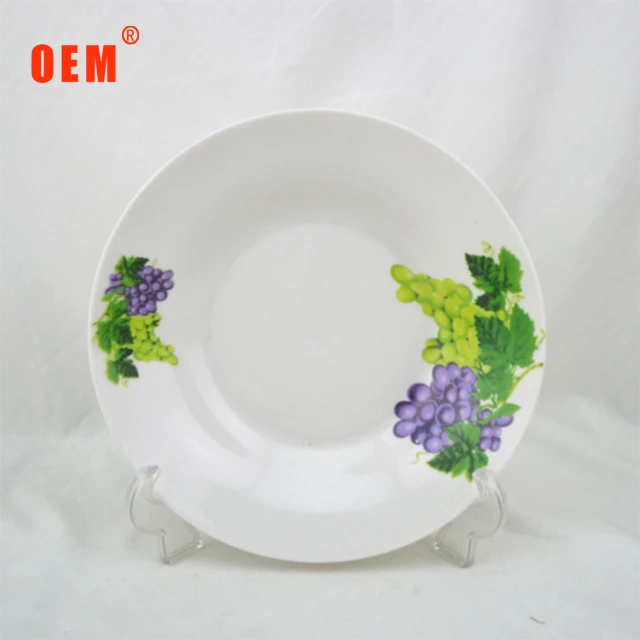 decorative hanging plates ceramic ,print on demand plate ,porcelain plate