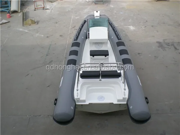 CE certificate 5.8m v deep hull rib boat inflatable boat