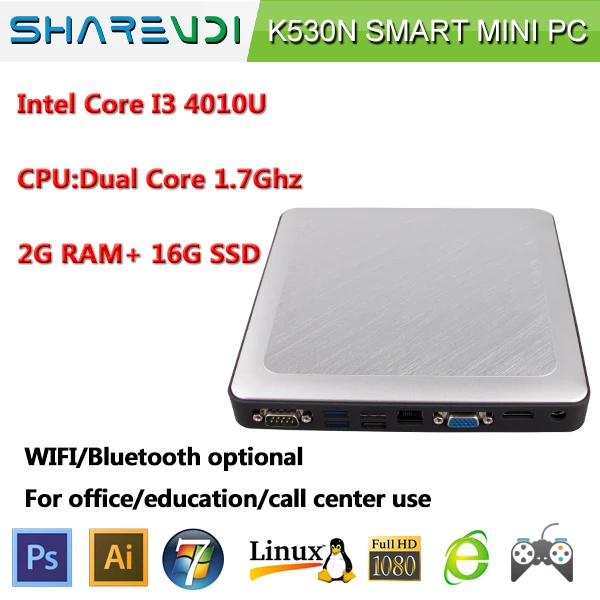Smart desktop pc core i3 4010U поставляется с 2USB 3.0 6USB 2.0