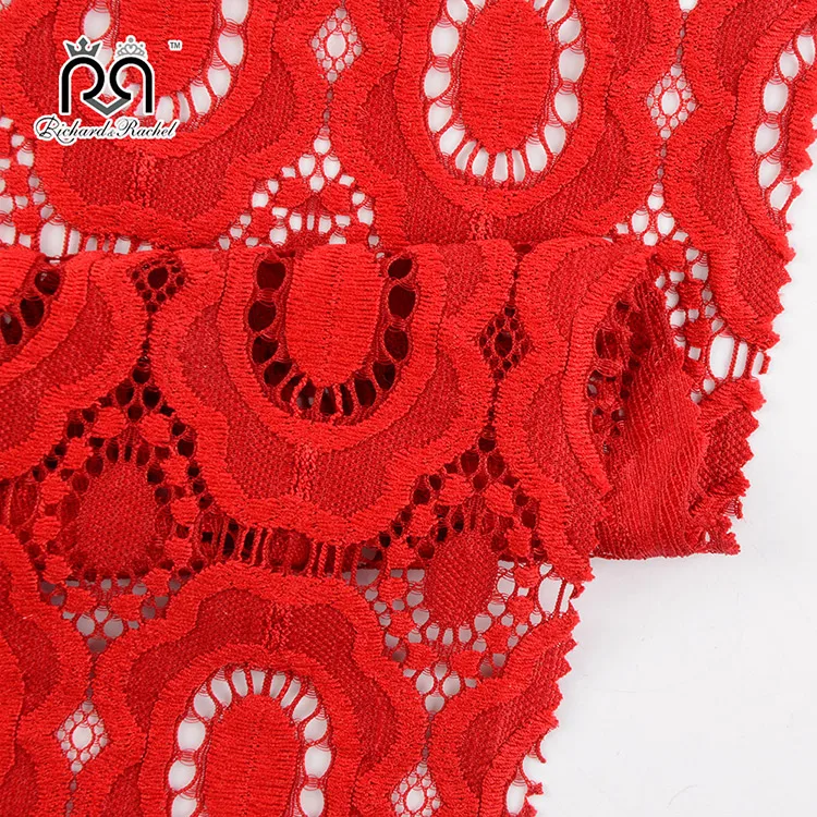 FASHION NYLON SPANDEX POPULAR DESIGN LACE FABRIC