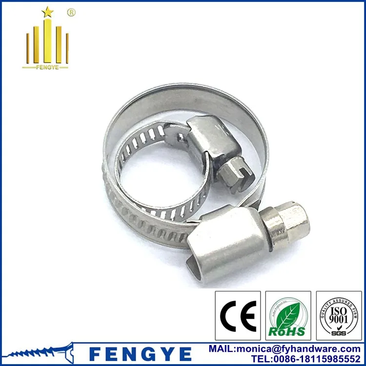 Stainless steel heavy duty hose clamp