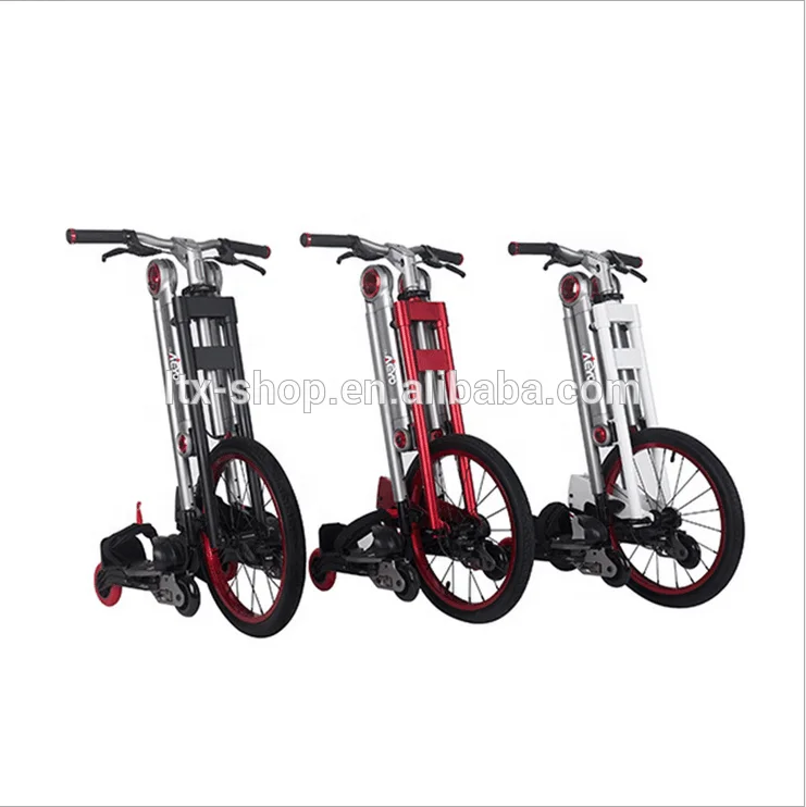 2022 Exercise Outdoor Sports Cool 3 wheel Roller Skating Shoes bike Folding Skating Bike with Roller Skating Shoes For Adult