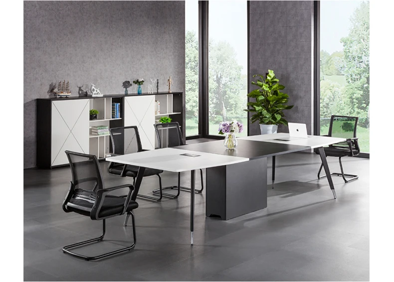 
High Quality Fashionable 10 Person Office Meeting Room Table Simple Design Conference Table 
