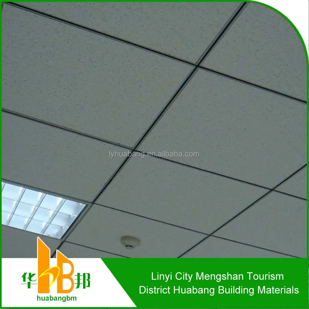 vinyl finish mineral fiber board for suspended ceilings