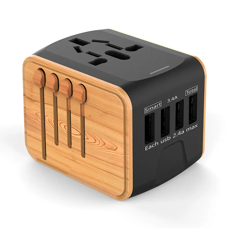 Otravel 2017 new arrival best selling best quality cheapest price 4 usb adaptor universal travel adaptor