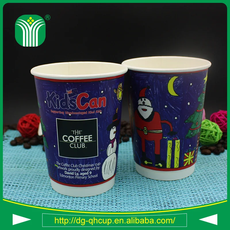 
custom logo printed anti-heat 12oz mcdonalds paper cup 