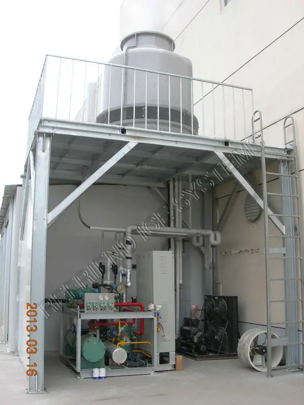 125hp screw compressors bitzer unit for blast furnace freer