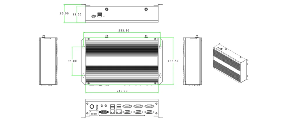 Intel Celeron J1900/J1800 SOC  j1900 mini pc