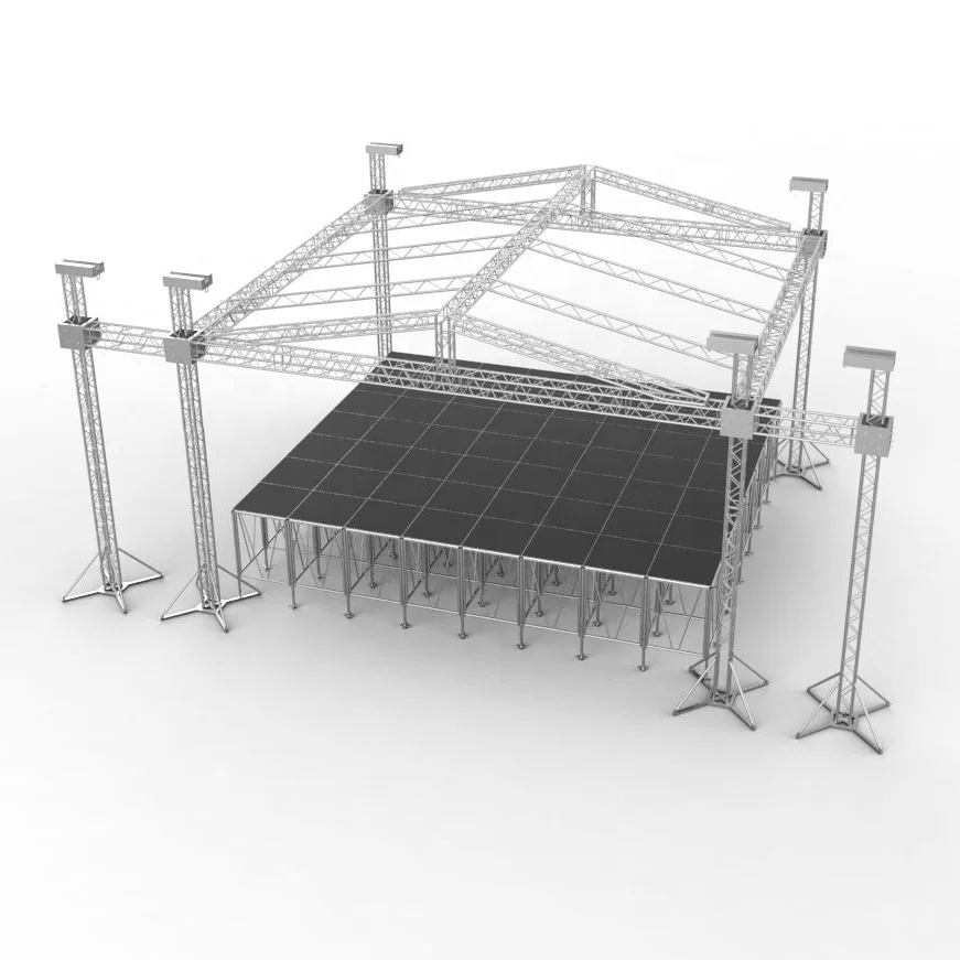 The latest most popular cheap truss on the beach outdoor concert stage sale
