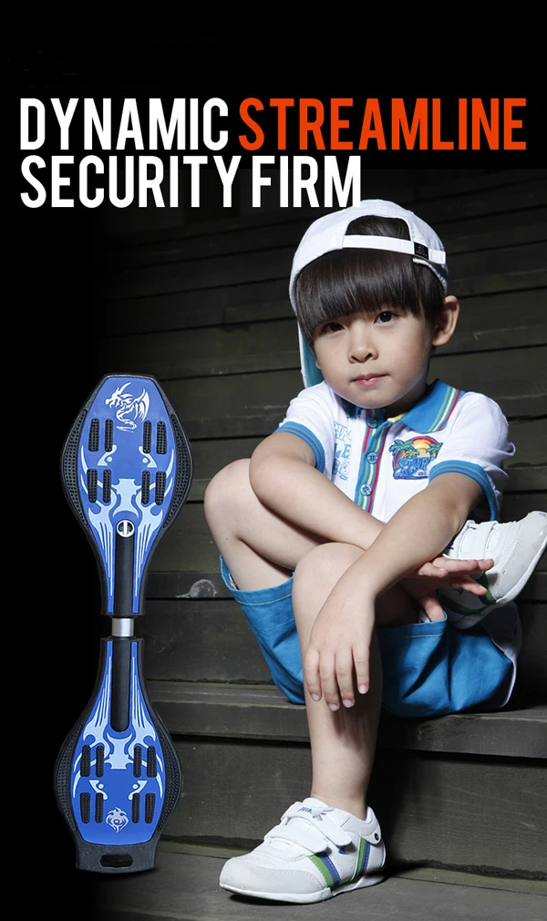 Hot Sale Wave Board 2 Wheels Street Surfing Drifting Skateboard Snake Board Waveboard