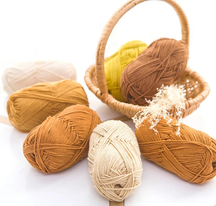 knitting crocheting yarn soft baby  Milk cotton yarn price china suppliers