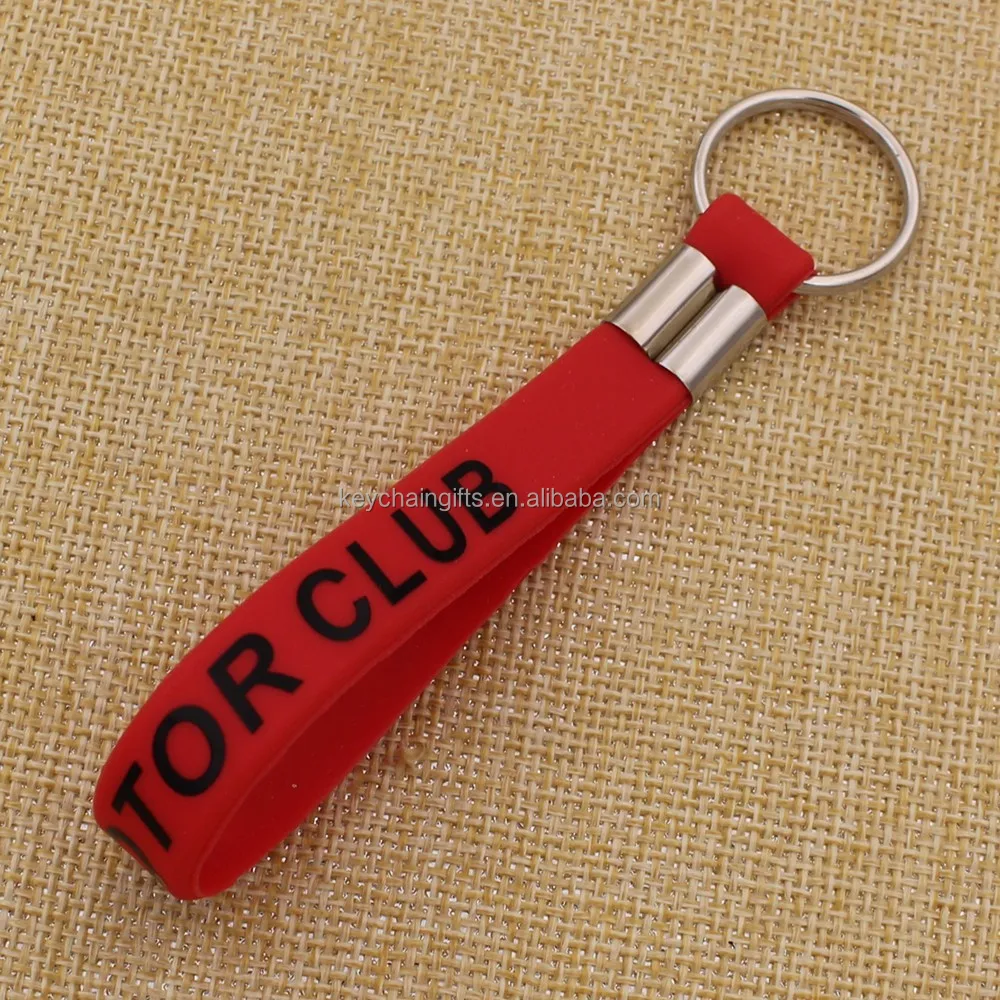 Key holder wristbands, silicone key chain, silicon keychain