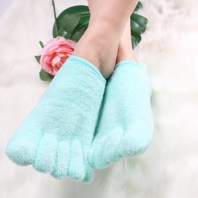 toe sock,gel moisture sock for foot care
