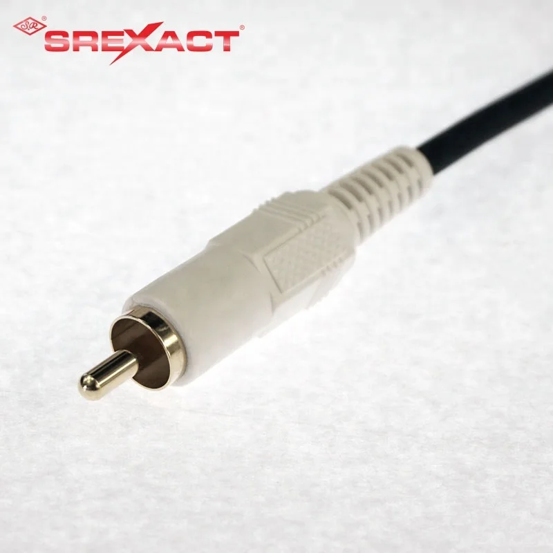 Pro audio 2RCA to 2RCA plug connectors for rca cable av