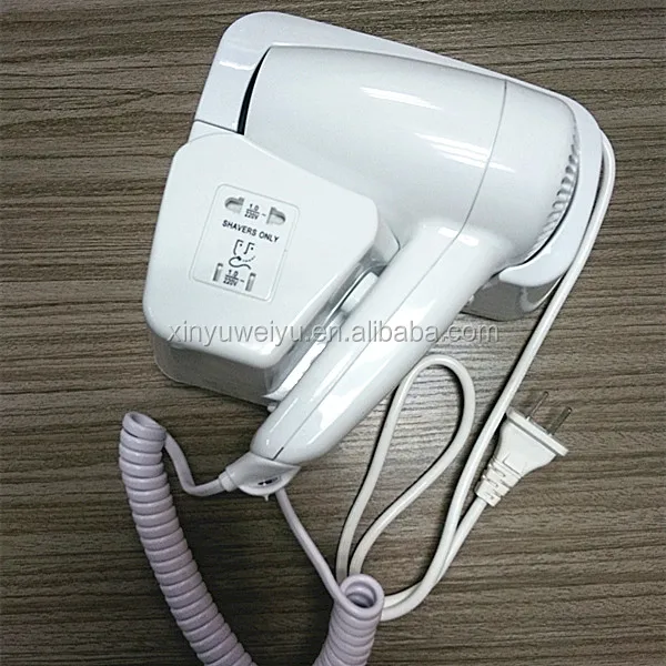 Factory manufacturer wall mounted hotel bathroom hair dryer