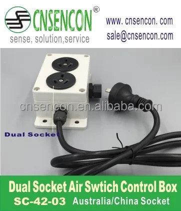 Air Switch Control box SC-42-03 (Austrlial) for food waste disposer, Spa