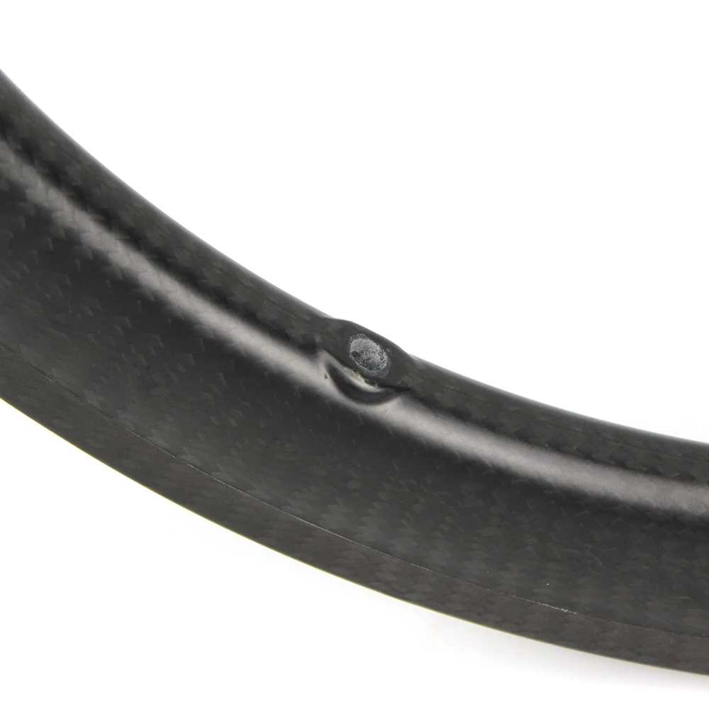 406mm carbon rims clincher three spoke carbon fiber wheels for BMX folding bike