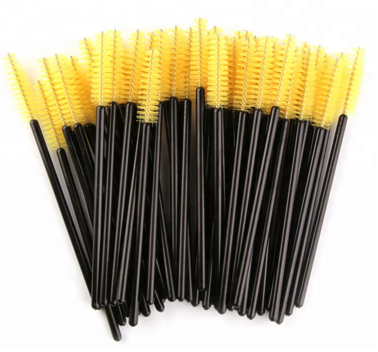 2024 Hot Sale Micro Disposable Extension Eyelash Brushes Individual Applicators Mascara Brush