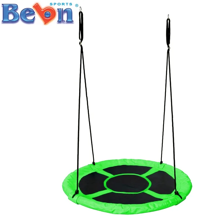 Outdoor tree swing, children round swing trampoline swing