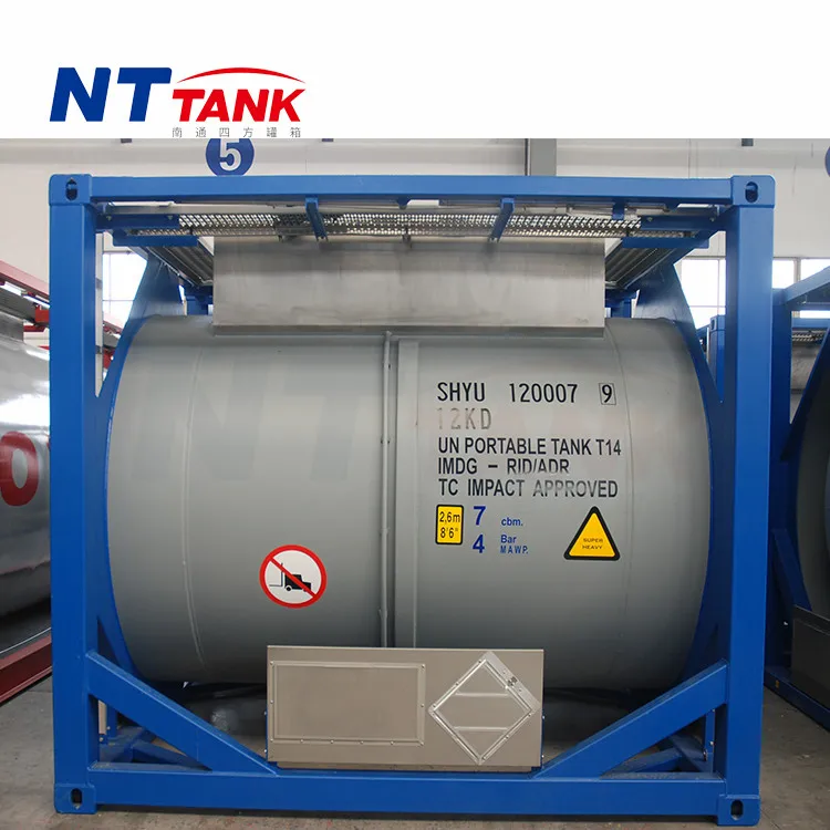 
Factory price stainless steel liquid transport 10ft tank container 