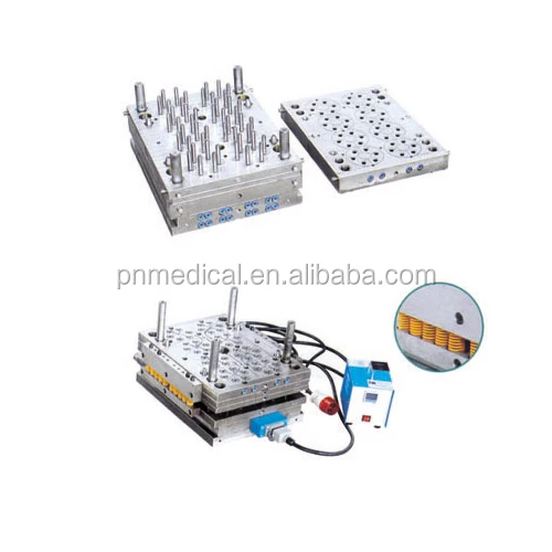 Luer lock Syringe Barrel Screw Eject Mould