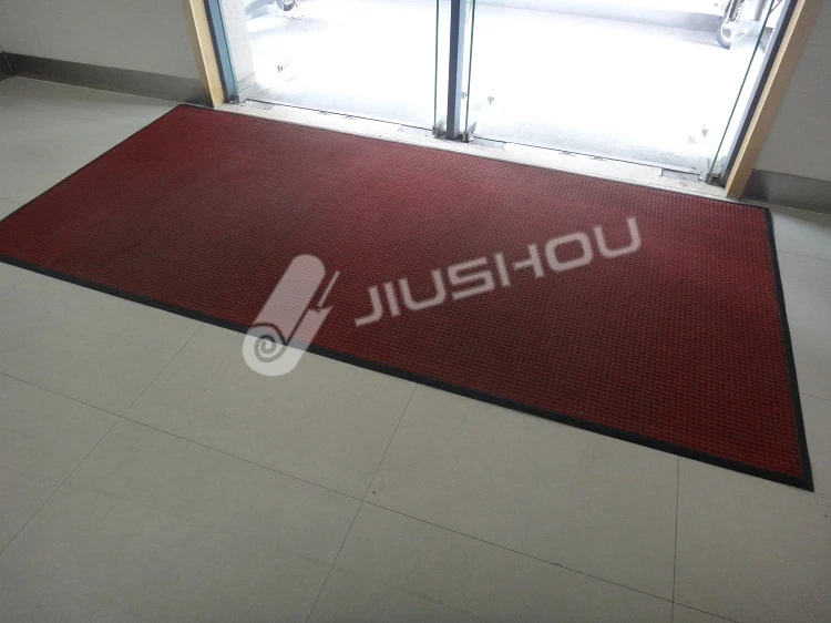 Machine Made Diamond Needle Felt Red Church Stage Carpet