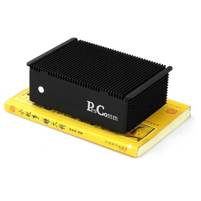 Small linux computer Atom N2800 Rugged Din RAIL PC, Linux Fanless computing with RS232/ RS485/RS422/wifi