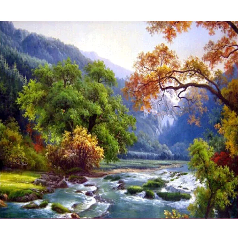 Natural scenery modern paintings posters and prints wall art canvas