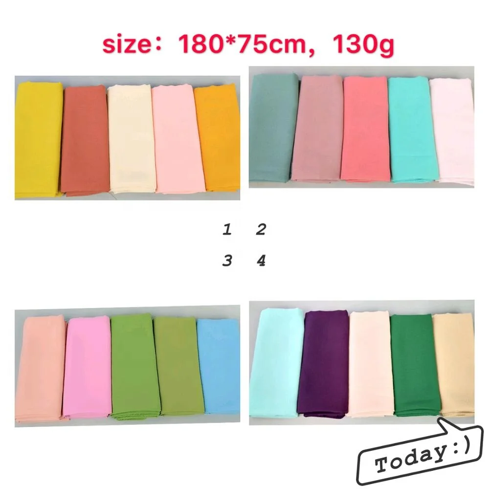 2018 шаль для мусульманских женщин Высококачественный простой шарф хиджаб