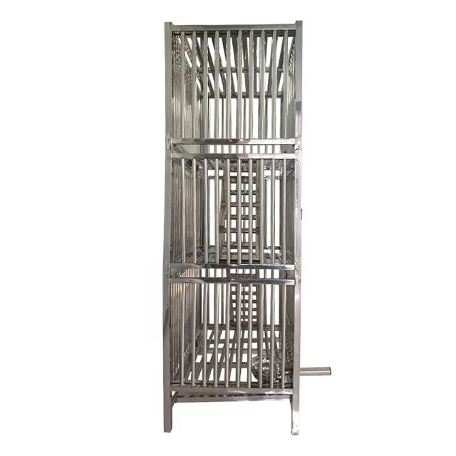 Large Heavy-Duty Cage Two-Door Indoor Outdoor Cat Crate Cage