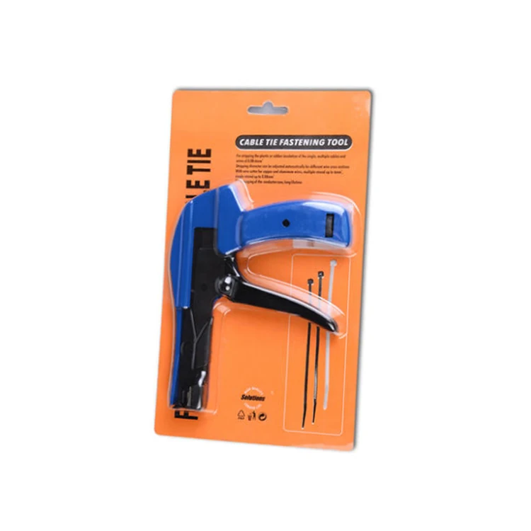 HS-600A Germany style nylon cable tie fanstening tool 2.4-4.8mm cable tie tensioning tool