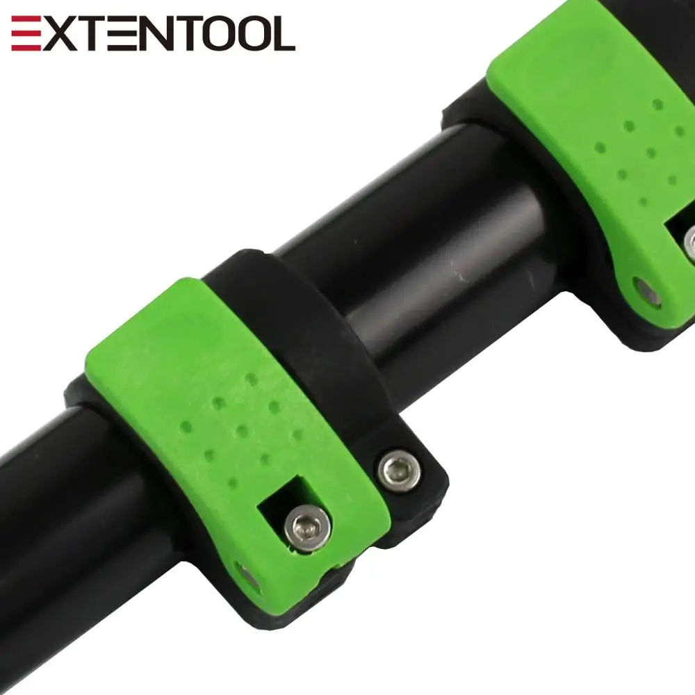 Window Cleaning Pole with Twist Flip Clamp Locking aluminum telescopic handle