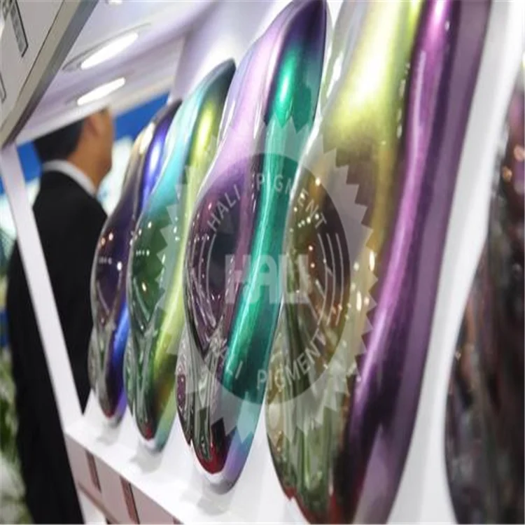 Motorcycle Paint Chamleon Mica Pigment Powder Holographic Unicorn Chameleon Aurora Nail Chrome Pigment Glitters Nail Decoration