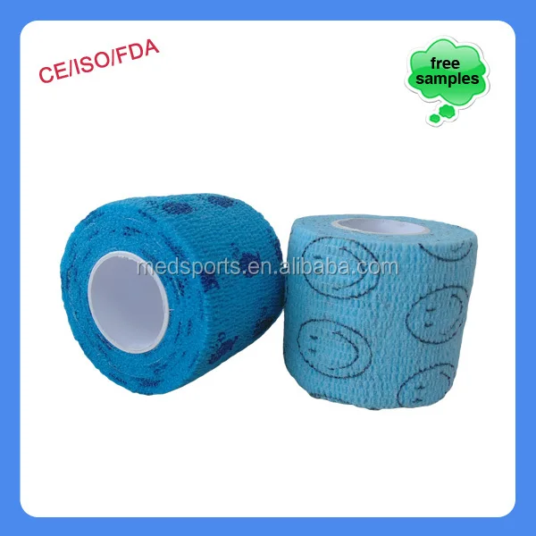 
Unique products to sell boxing hand wraps hand tear printed self adhesive bandage 