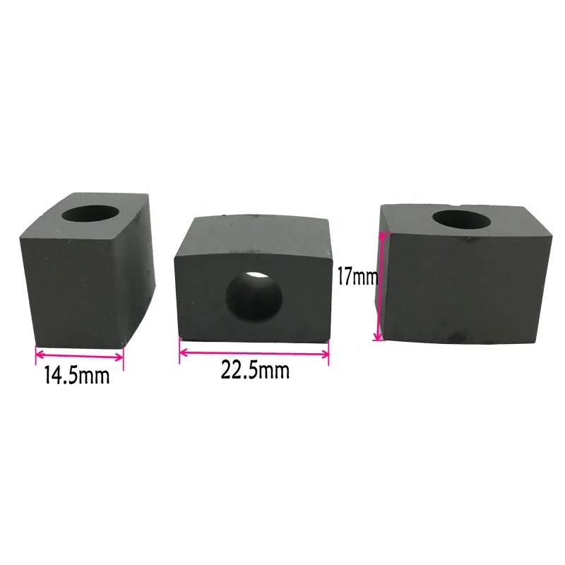Wire Cut Parts Tungsten Carbide Conductive Block 22.5*14.5*17mm for EDM Wire Cutting Machine
