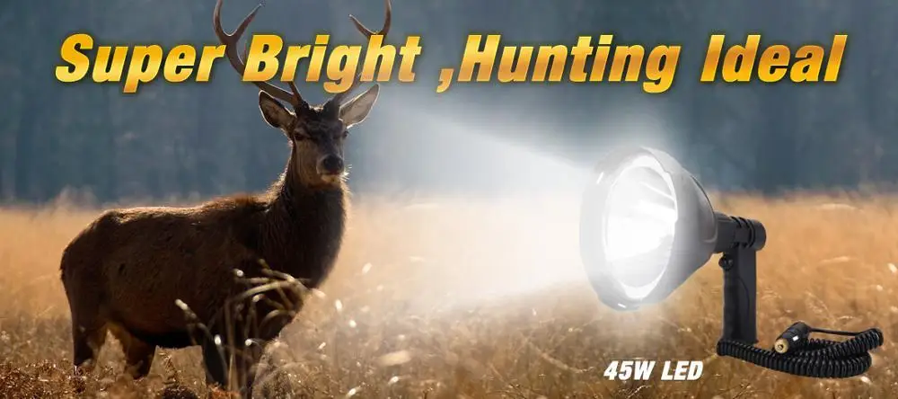 
most popular lights hunting 45w rechargeable outdoor led spotlight 