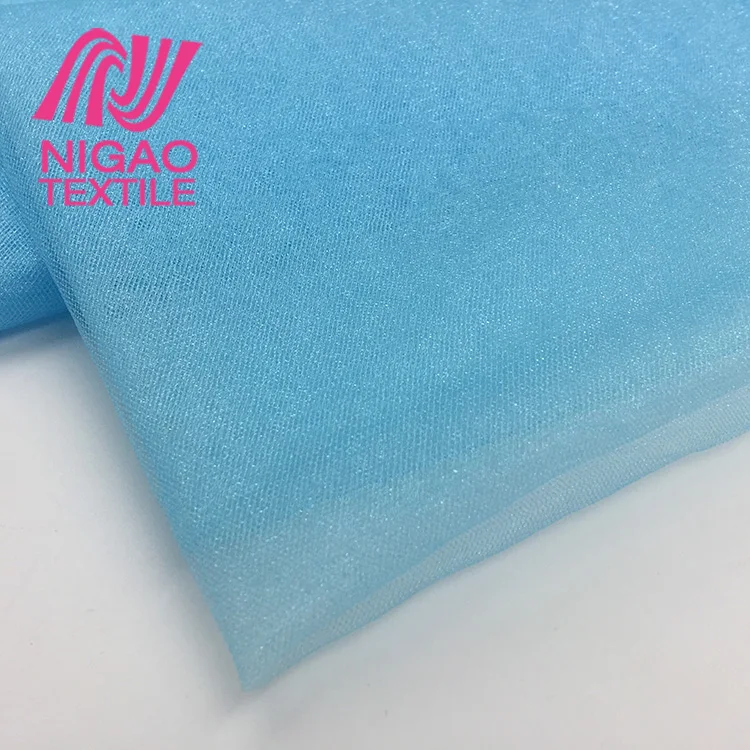 
American Tulle Mesh Fabric 100%Nylon glitter tulle fabric For Wedding Party Decoration Girl Skirt Bridal 
