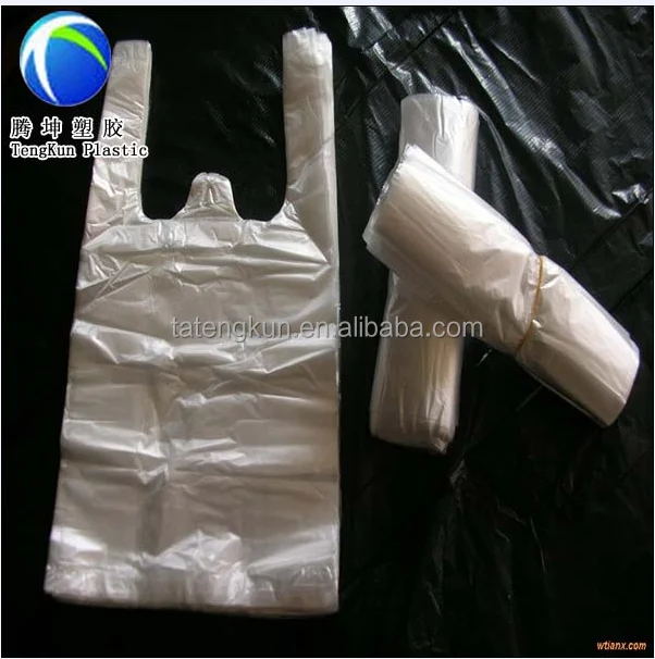 
Disposal T Shirt Bag with Fresh Vegetables Packaging Plastic Bag on Roll 