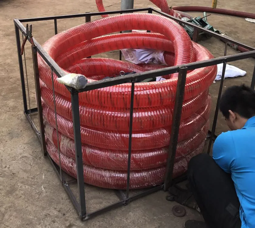 Hot sale grain suction machine flexible auger conveyor grain screw elevating machine