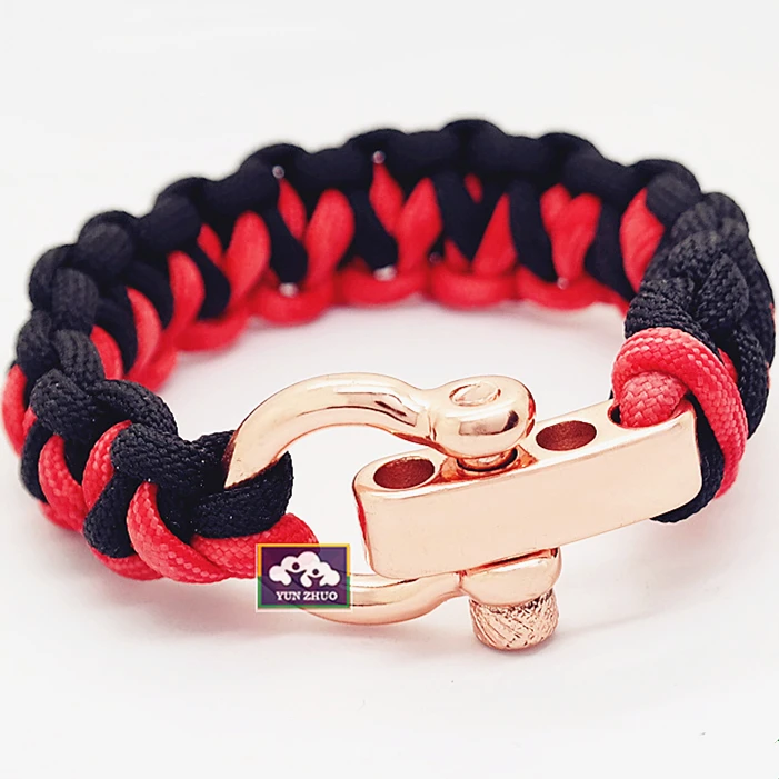 
Colorful paracord snap hook for bracelet 