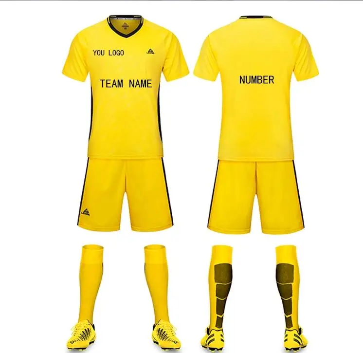 
New Arrival Custom Design Football Jersey Wholesale Soccer Wear Set 