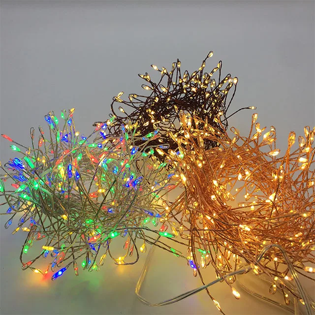 Holiday Decoration Firecracker Lights 2m 100LED Halloween Party Decoration with Low Voltage Led Twinkle Light