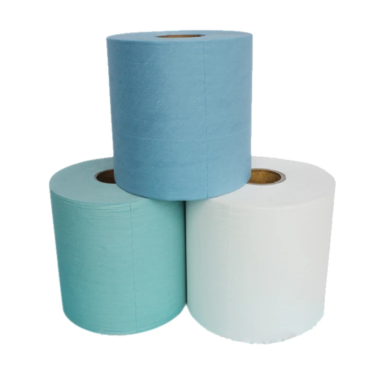 Ample Supply Spunlace Polyester Woodpulp Nonwoven Fabric Roll