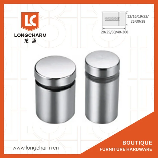 Stainless steel 201 advertising fixing screws glass standoff pin